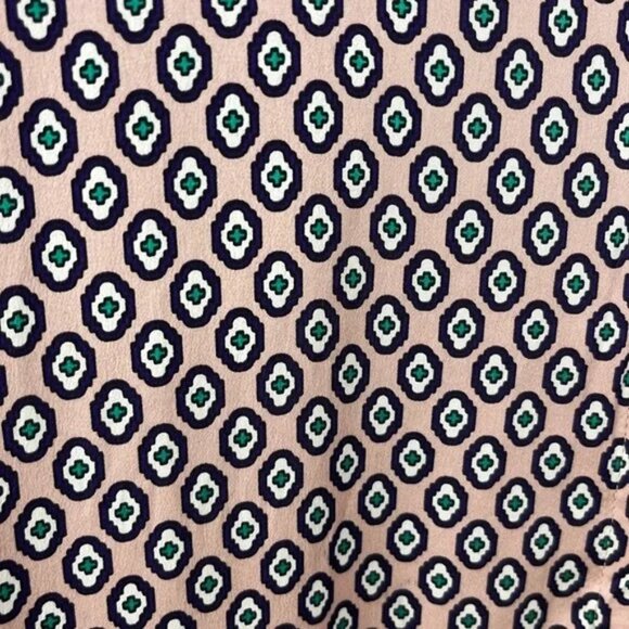 Olivia von Halle Poppy Zahra Printed Long-Sleeve Silk Sleepshirt - Picture 9 of 11